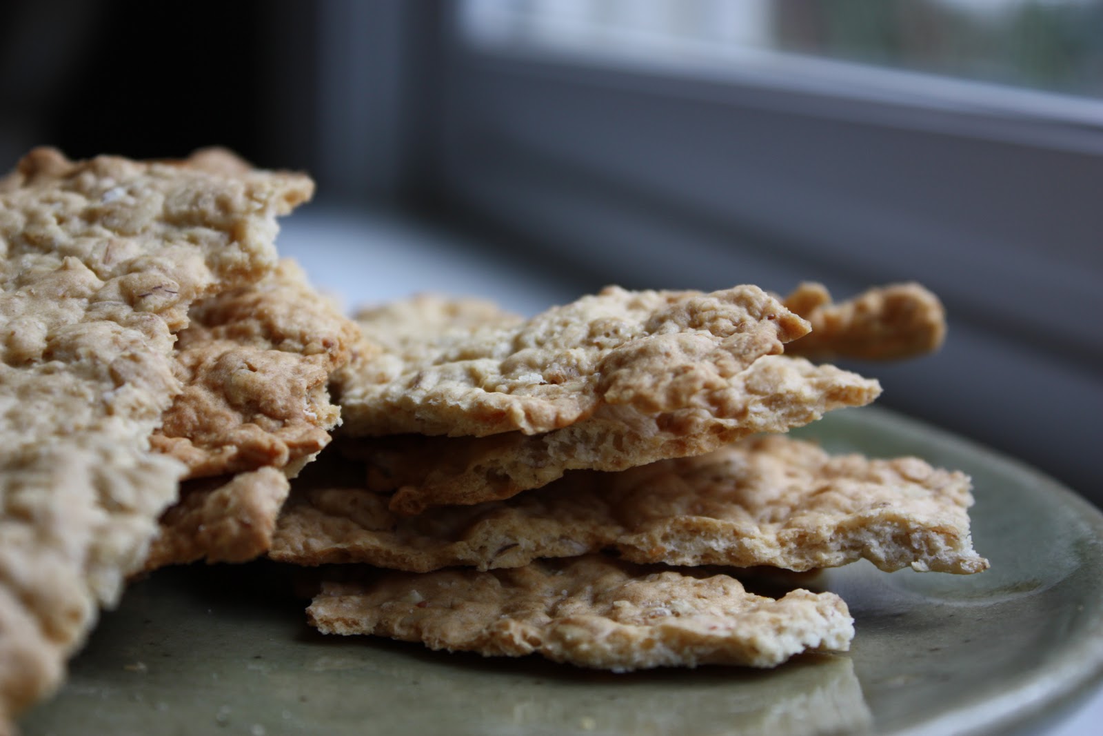 Cackalackyfoodie Snow! And Havremel Flatbrod