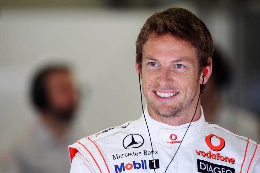 McLaren's Jenson Button on top