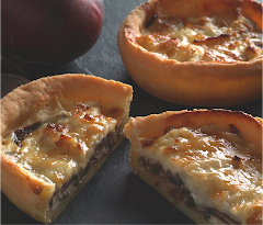 Goats Cheese and Caramelised Red Onion Tart