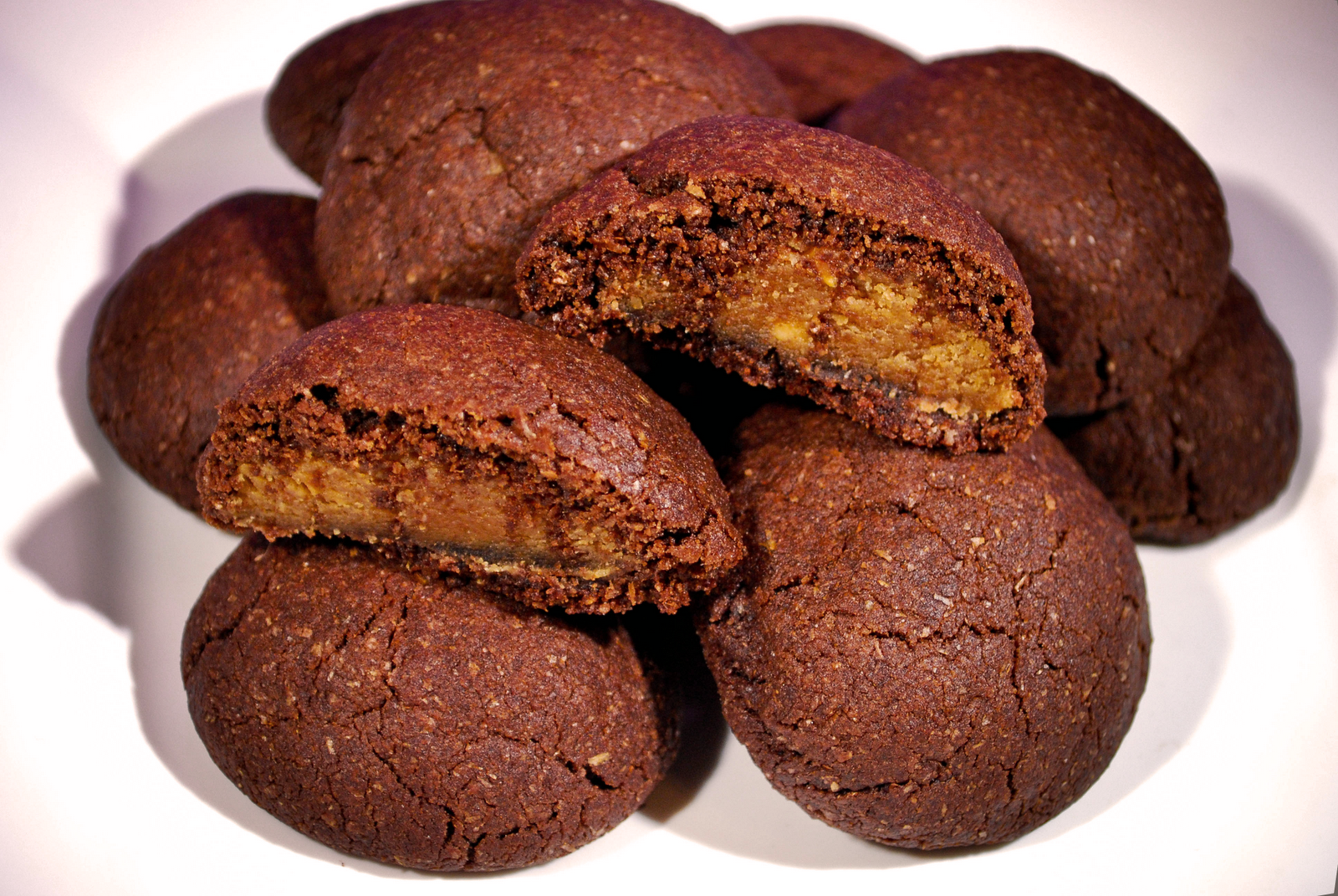 GillyCakes Vegan Chocolate Peanut Butter Pillow Cookies