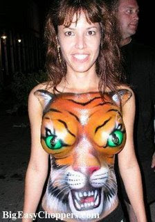 Body painting - Tiger head