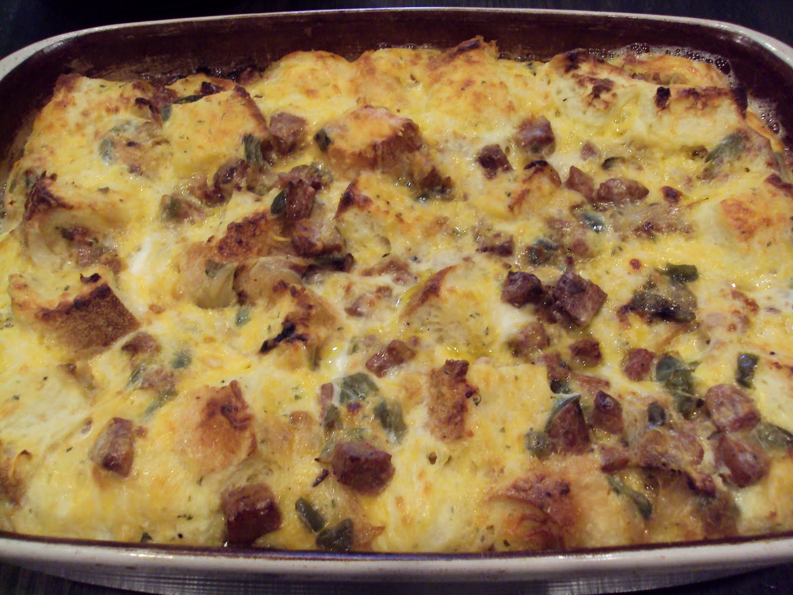 Meal Planning with Connie Smoked Sausage and Texas Toast Breakfast Bake
