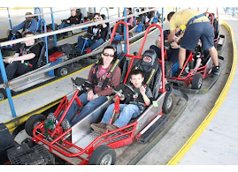 Brendan LOVES go carts!