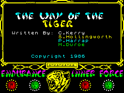 Spectum Games Way of the tiger