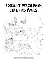 VBS Tips: SonSurf Beach Bash VBS Coloring Pages