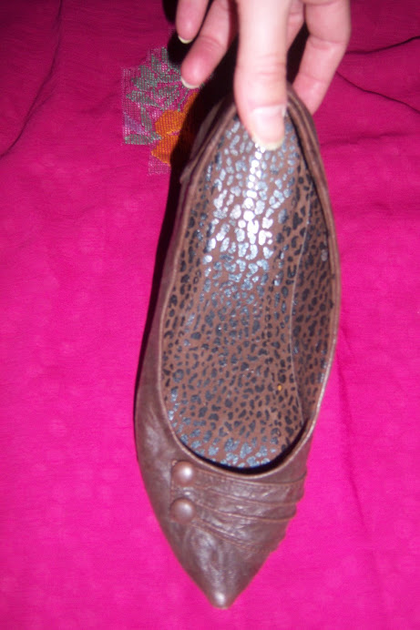 Chaussure plate marron style vintage //Neuve //Taille : 39