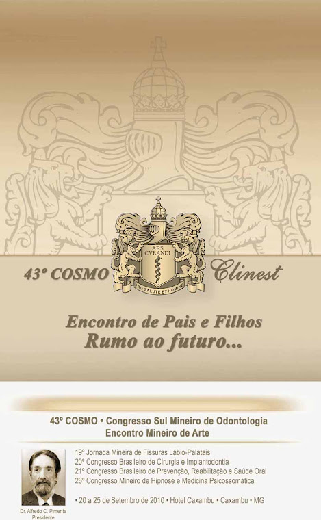Folder do 43º COSMO - Encontro de Pais e Filhos - Rumo ao Futuro...