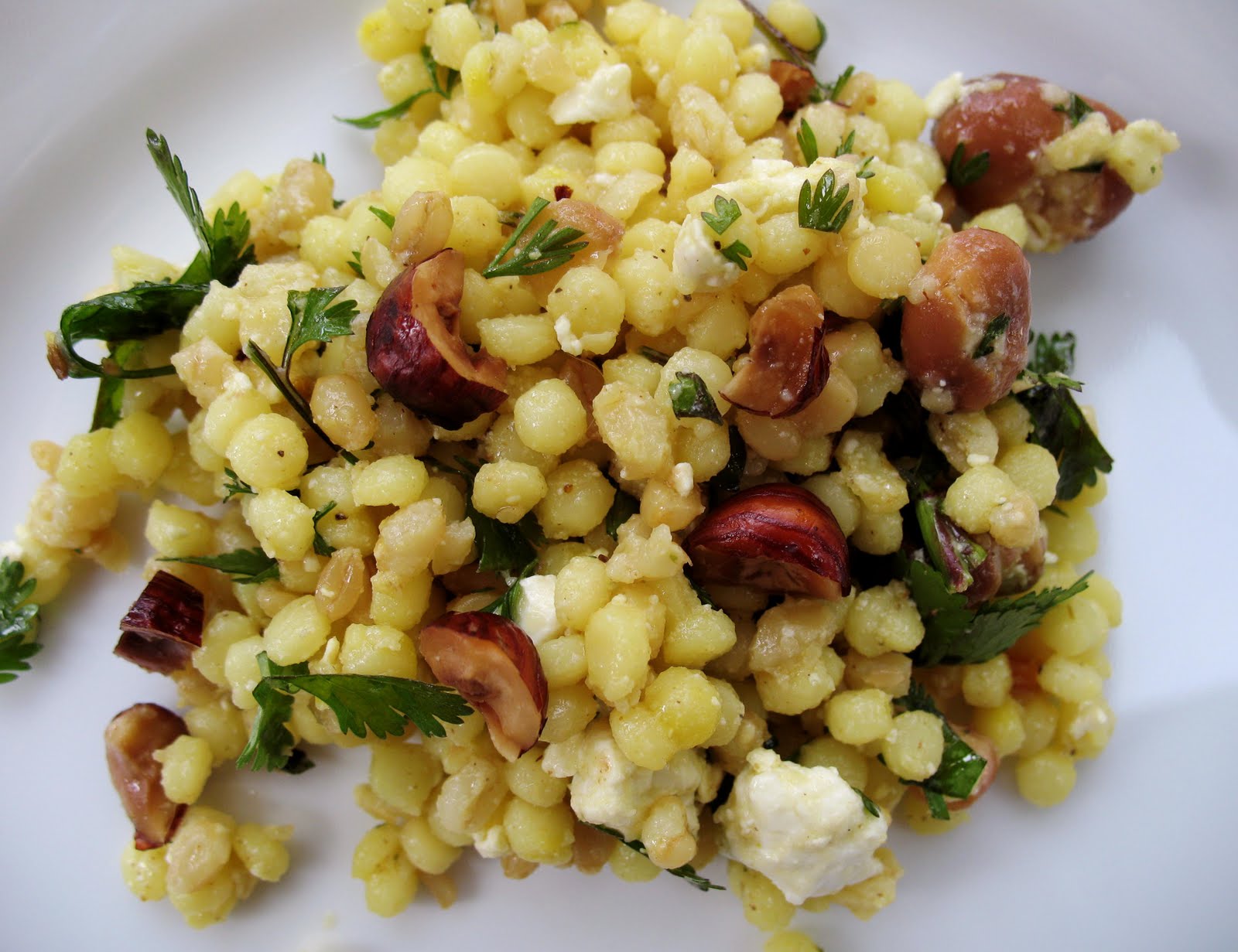 Israeli Couscous Picnic Salad Recipe mostly foodstuffs