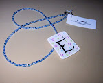 Monogram Necklace with the letter E