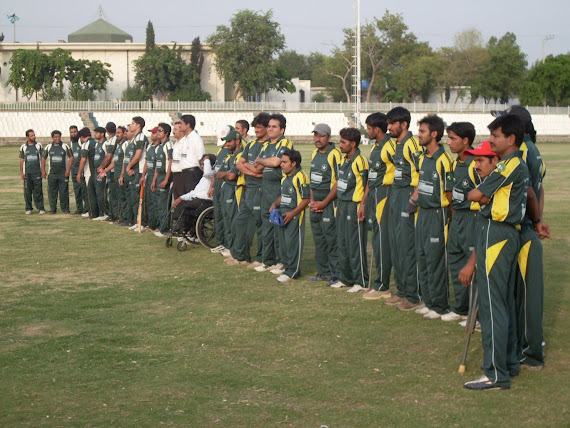 Media VS Handicapped Friendly match 14th August2009. Over1500 ppl attended the match.