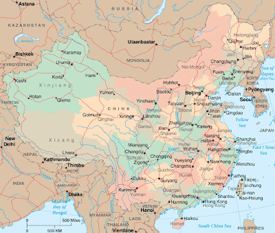 Kart Over Kina