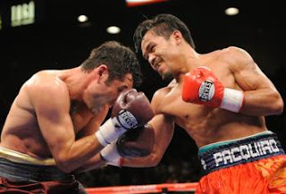 Oscar de la Hoya vs Manny Pacquiao boxeo