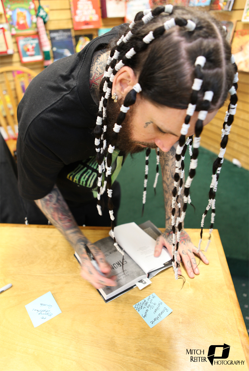 Mitch Reiter Photography Brian " HEAD" Welch from KORN his book signing