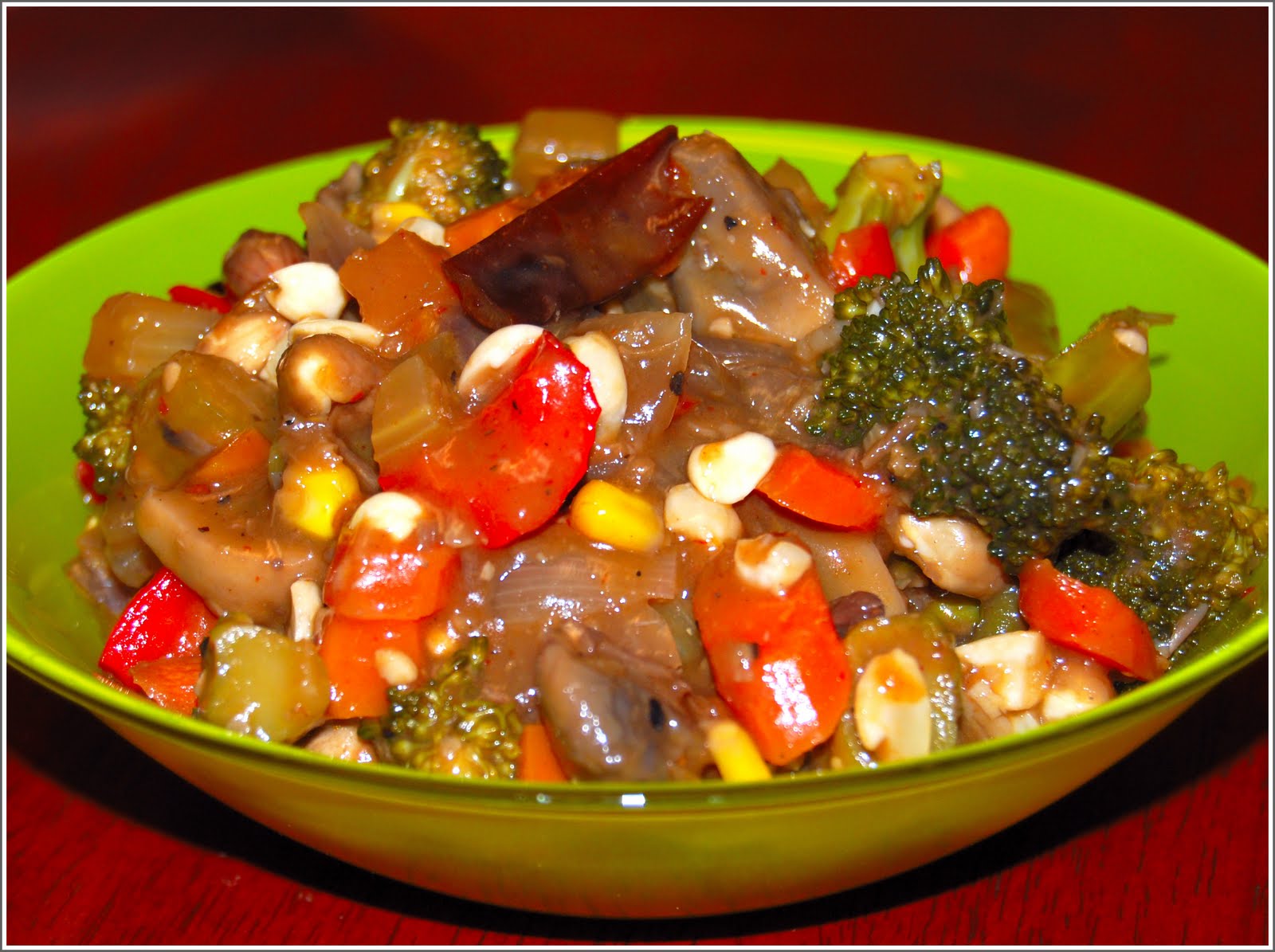 Vegetable Kung Pao • Holy Cow! Vegan Recipes