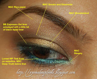 Teal Eye Makeup