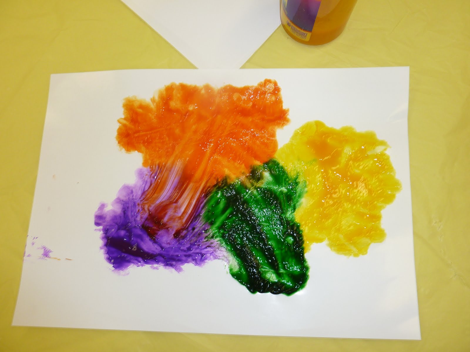 Kids Finger Painting