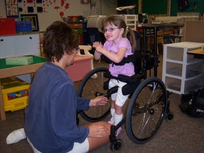 Rett Girl Blog: KidWalk Gait Trainer/Stander