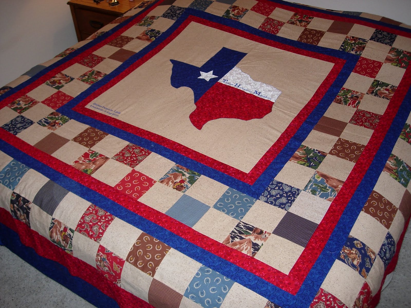 DSCN1260.JPG 1,600×1,200 pixels Texas quilt, Patriotic quilts