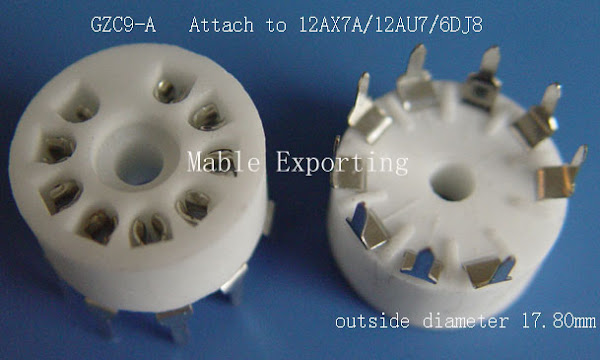 9 pin porcelain socket for pcb