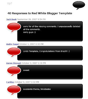 SummerFruit Blogger Theme Comments Section