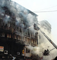 Kalbadevi building on fire