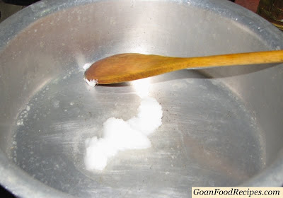 Add ghee to the vessel