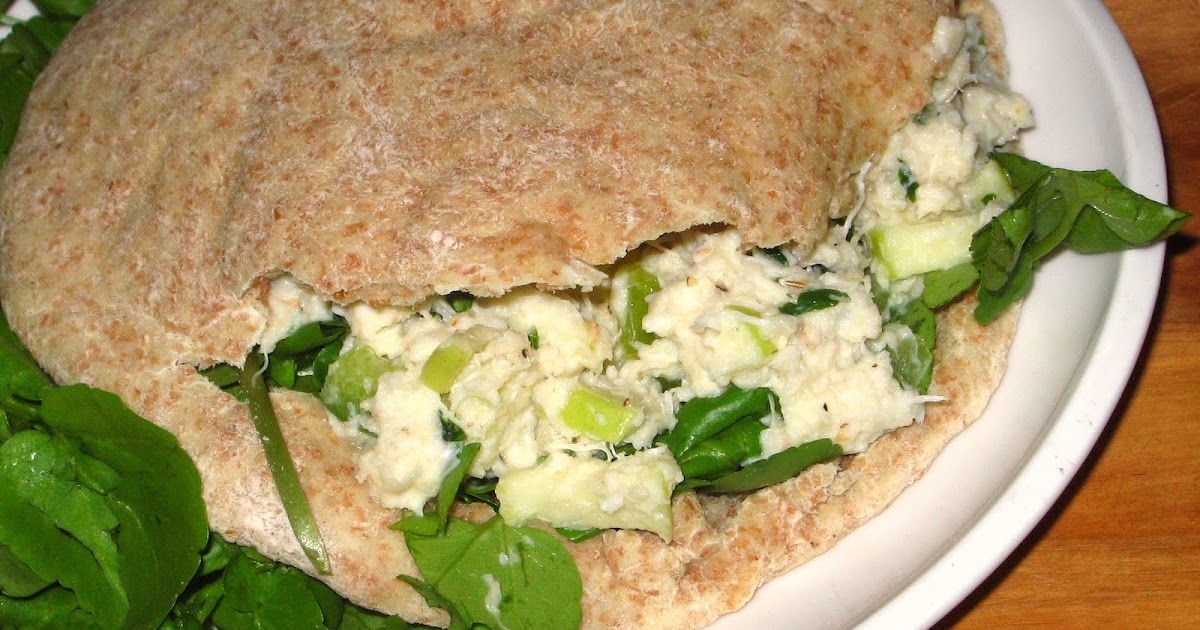 The Creative Pot Crab Salad Stuffed Pita Pockets