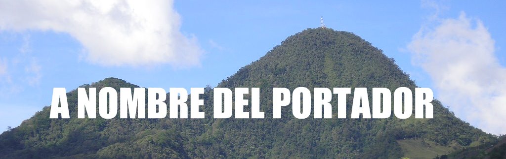 A nombre del portador