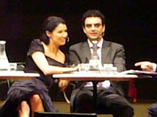 Anna and Rolando at the press conference on 05th November 2006 in Vienna for a following concert