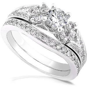 diamond wedding ring sets