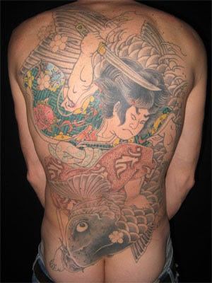 koi tattoo, shogun tattoo, tattoo design