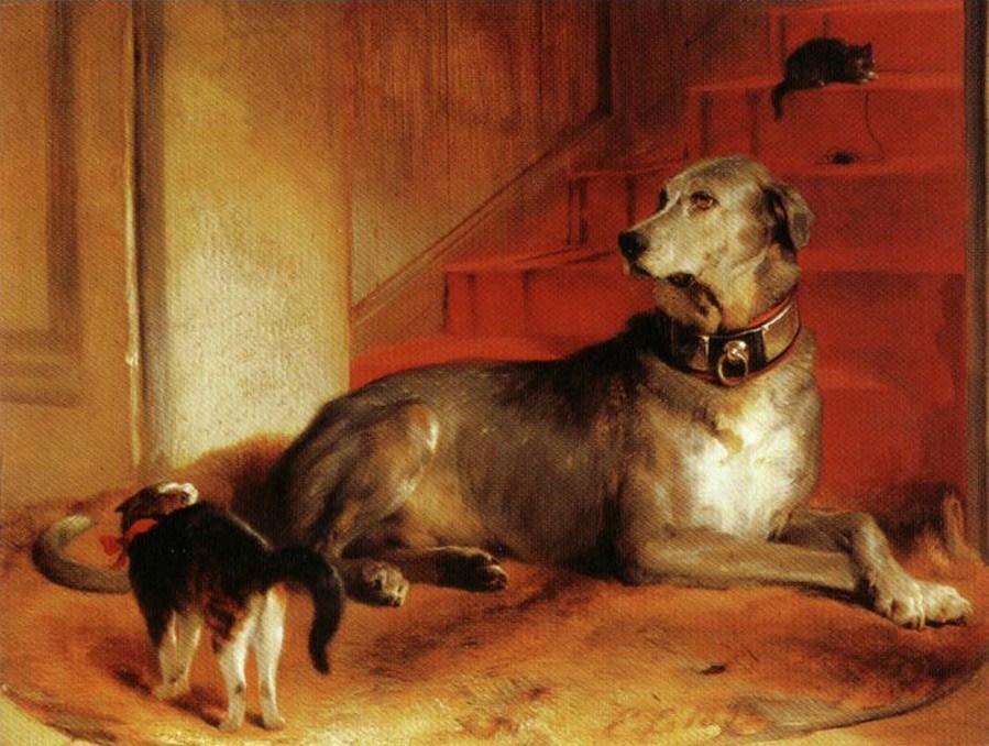 Emotional Dogs Oil Painting Emotional Dogs Oil Painting