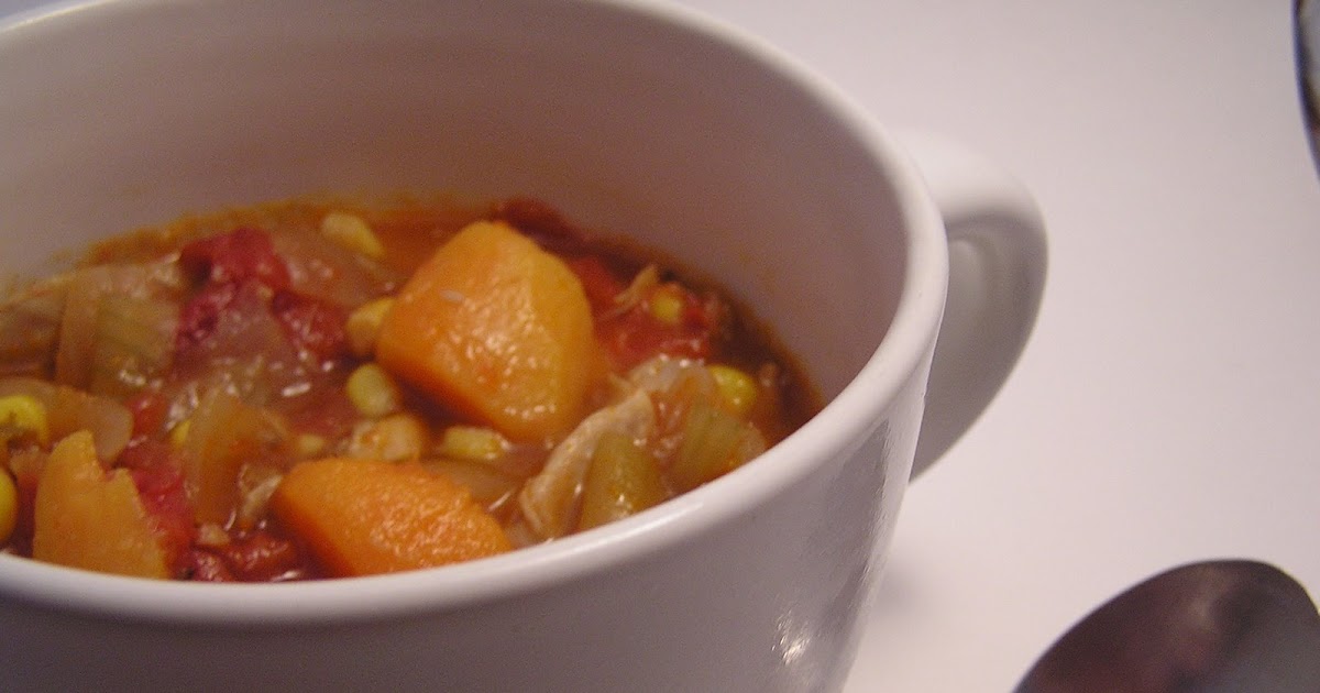 Cast Sugar Chicken and Sweet Potato Soup