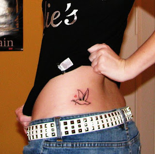 Dove Tattoo,Sexy Tattoo,Girls Tattoo,Design Tattoo,Lower Back Tattoo