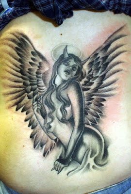Dark Angel Tattoo Design Picture