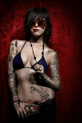 popular tattoo, sexy girls tattoo, five stars tattoo on body design,  design tattoo