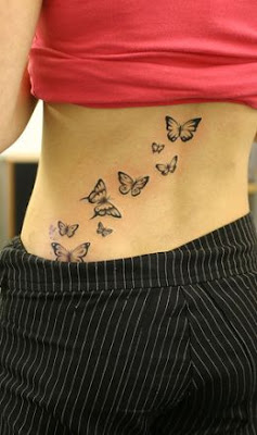 popular tattoo butterfly lower back tattoo sexy girls