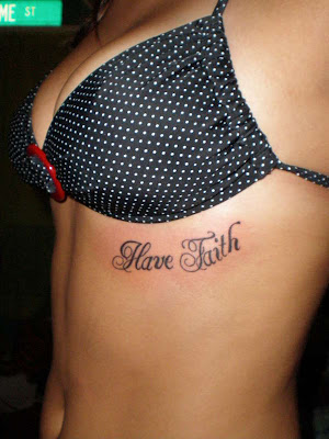 tattoo quotes for girls on ribs. text tattoo, rib tattoo sexy