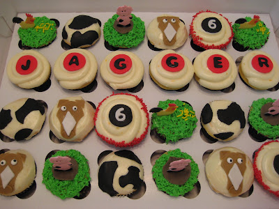 Barnyard Cupcake Tower