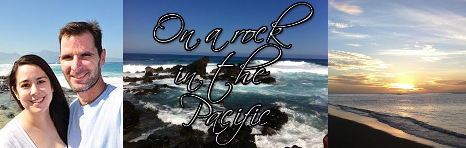 On a Rock in the Pacific