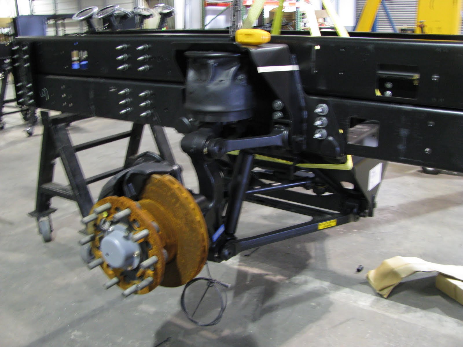 Paul & Joyce, Exploring our Country Tiffin Powerglide Chassis Shop