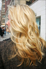 Celebrity Hairstyle Blonde Hair With Dark Lowlights