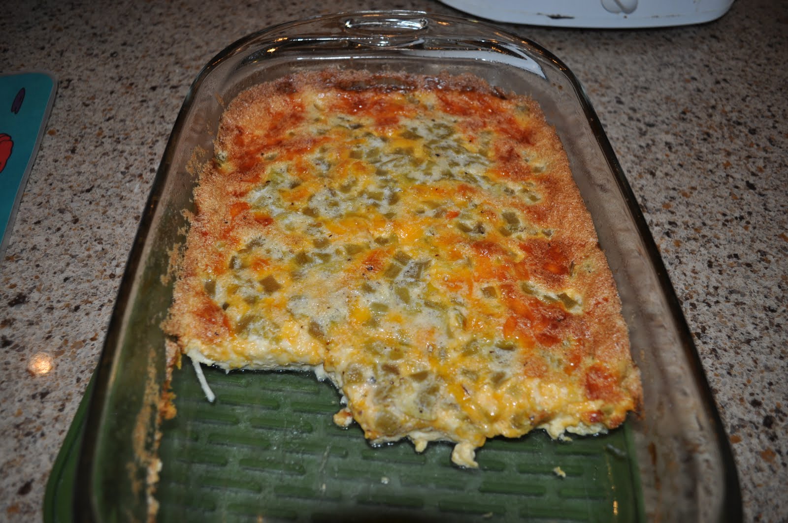 Kerstin's Kitchen Green Chile Egg Casserole