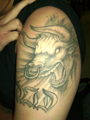 In the astrological race on Tattoosday, Taurus clearly has the lead.