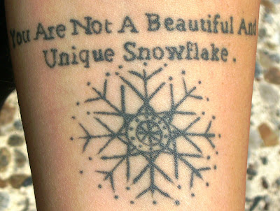 There are some star and snowflake tattoos that I just love.