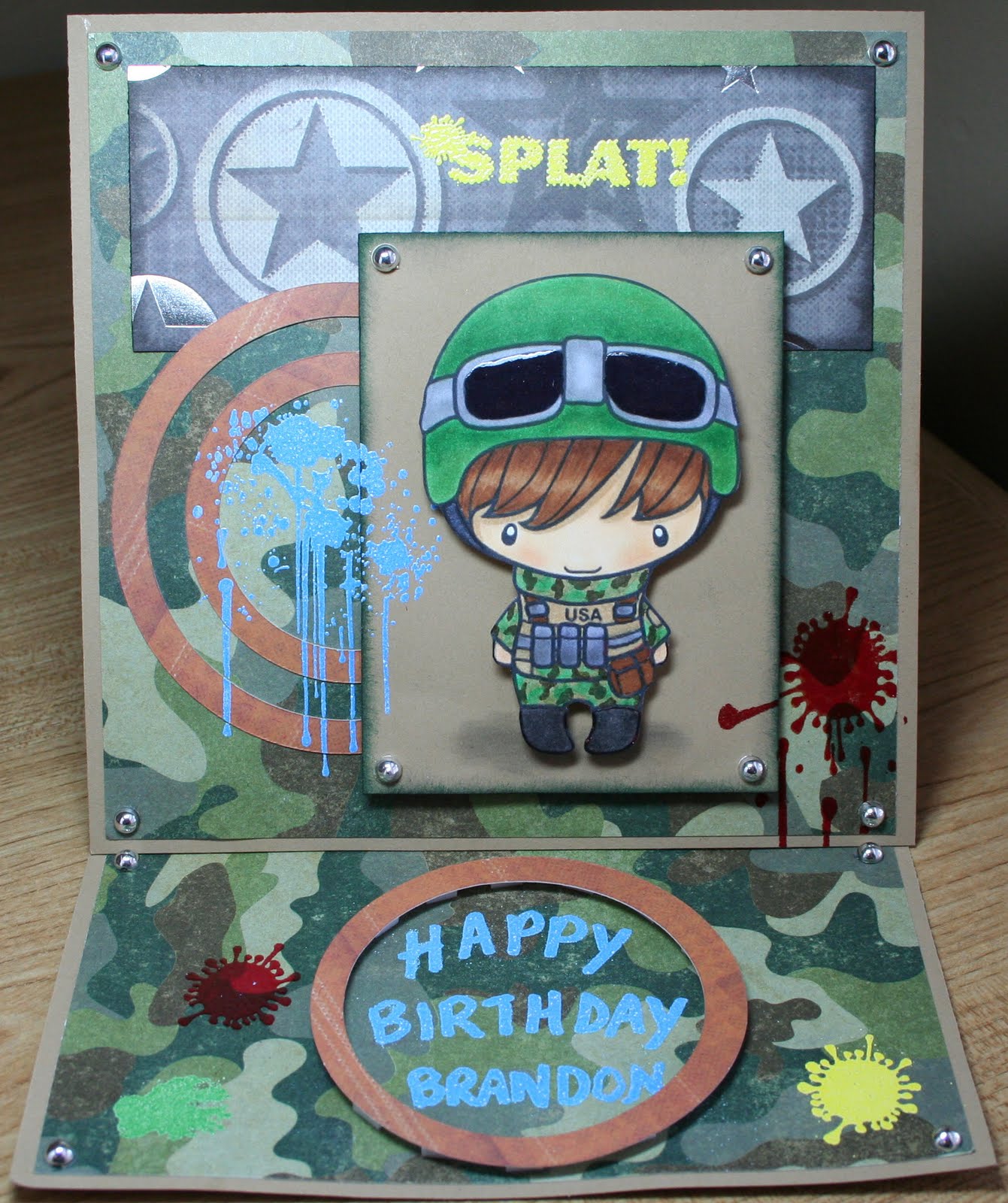 Rosemary's Creations Brandon's PAINTBALL Birthday Party!