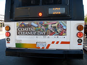 The back of the bus is not where we had ever imagined our work displayed but . (busimg )