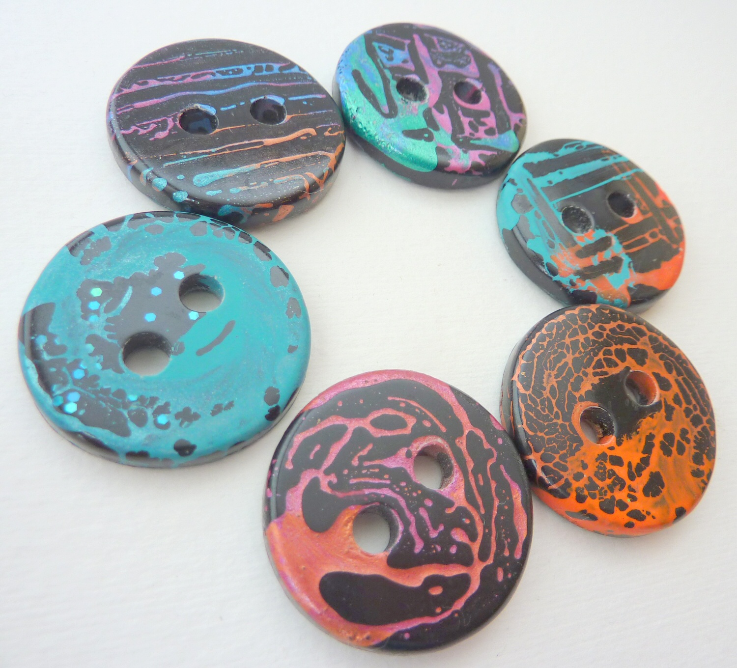 V & M Handmade Resin Buttons