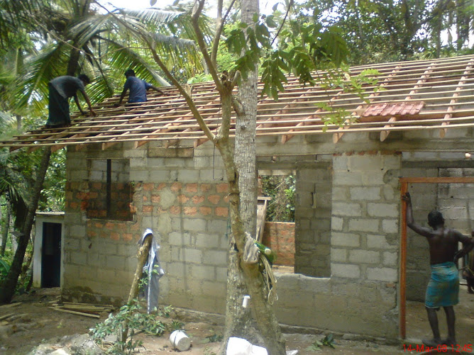 Pose de la charpente