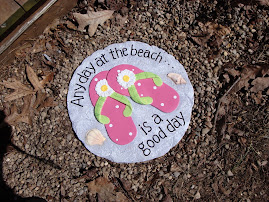 I put this stepping stone in front of my deck